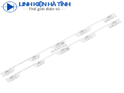BỘ LED TIVI TCL L32P1 32P1 L32P1-SF MỚI BỘ 2 THANH, MỖI THANH 5 BÓNG MỖI BÓNG 6V, DÀI 51cm